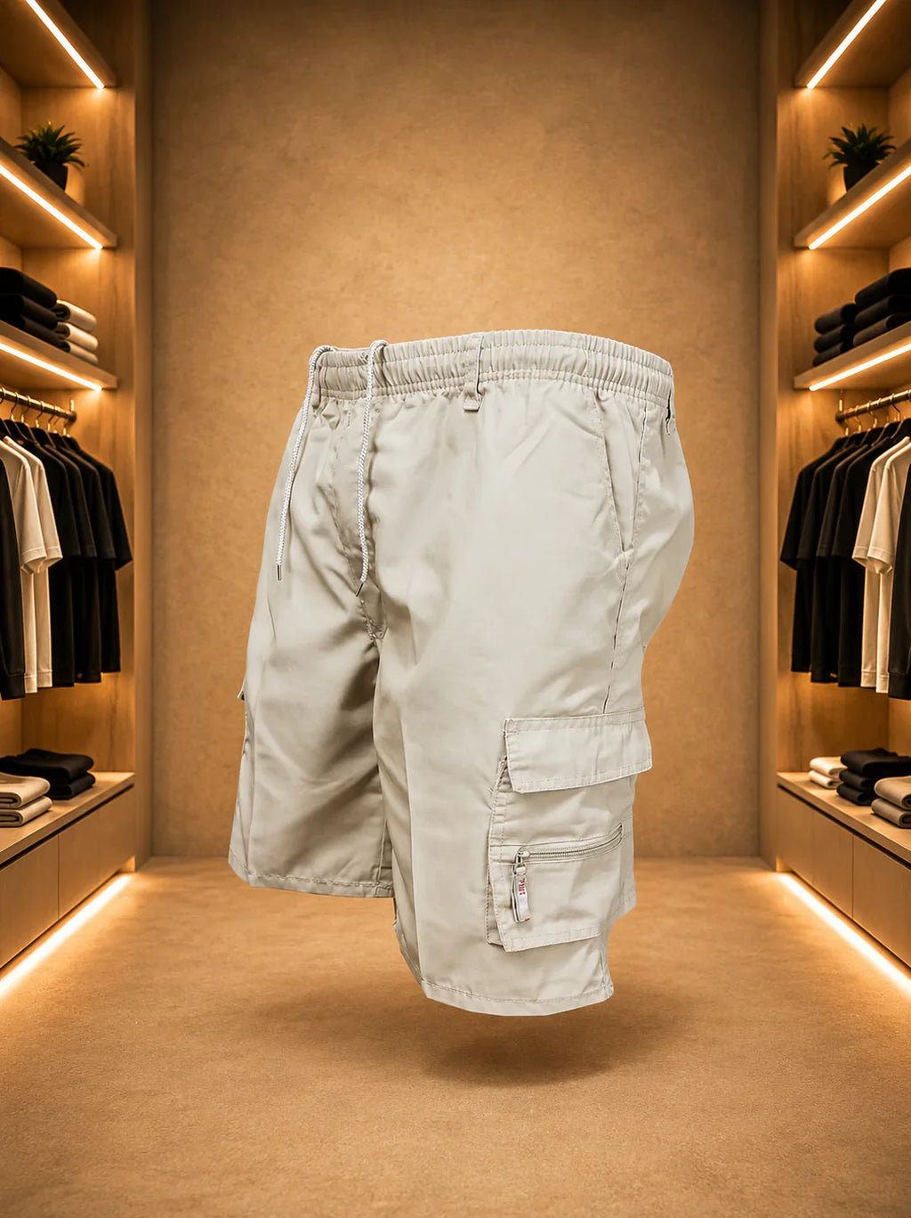Pantalones cortos tácticos militares.