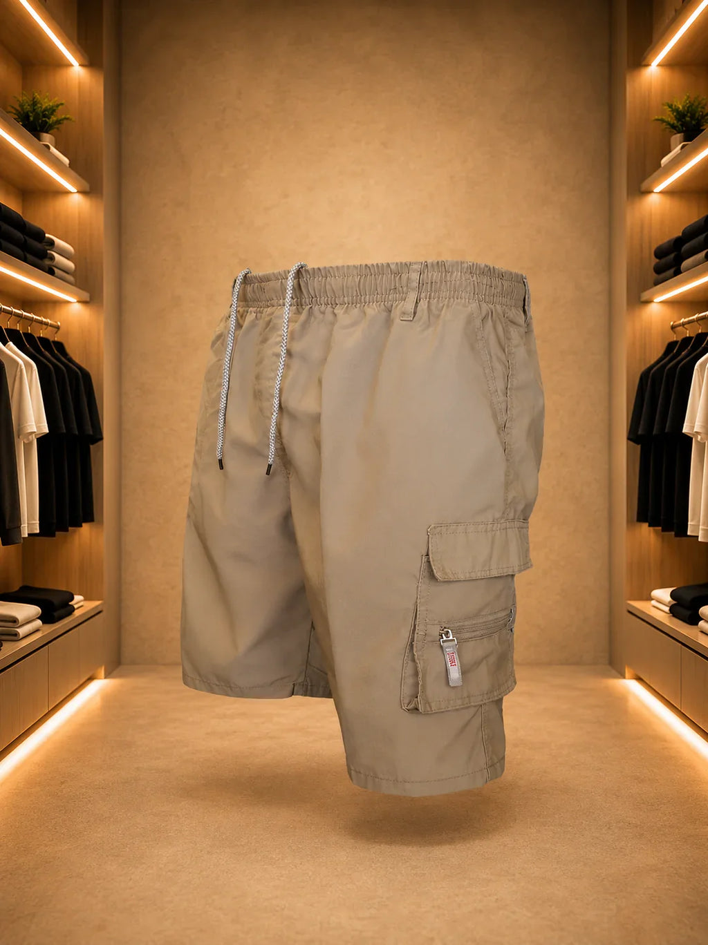 Pantalones cortos tácticos militares.