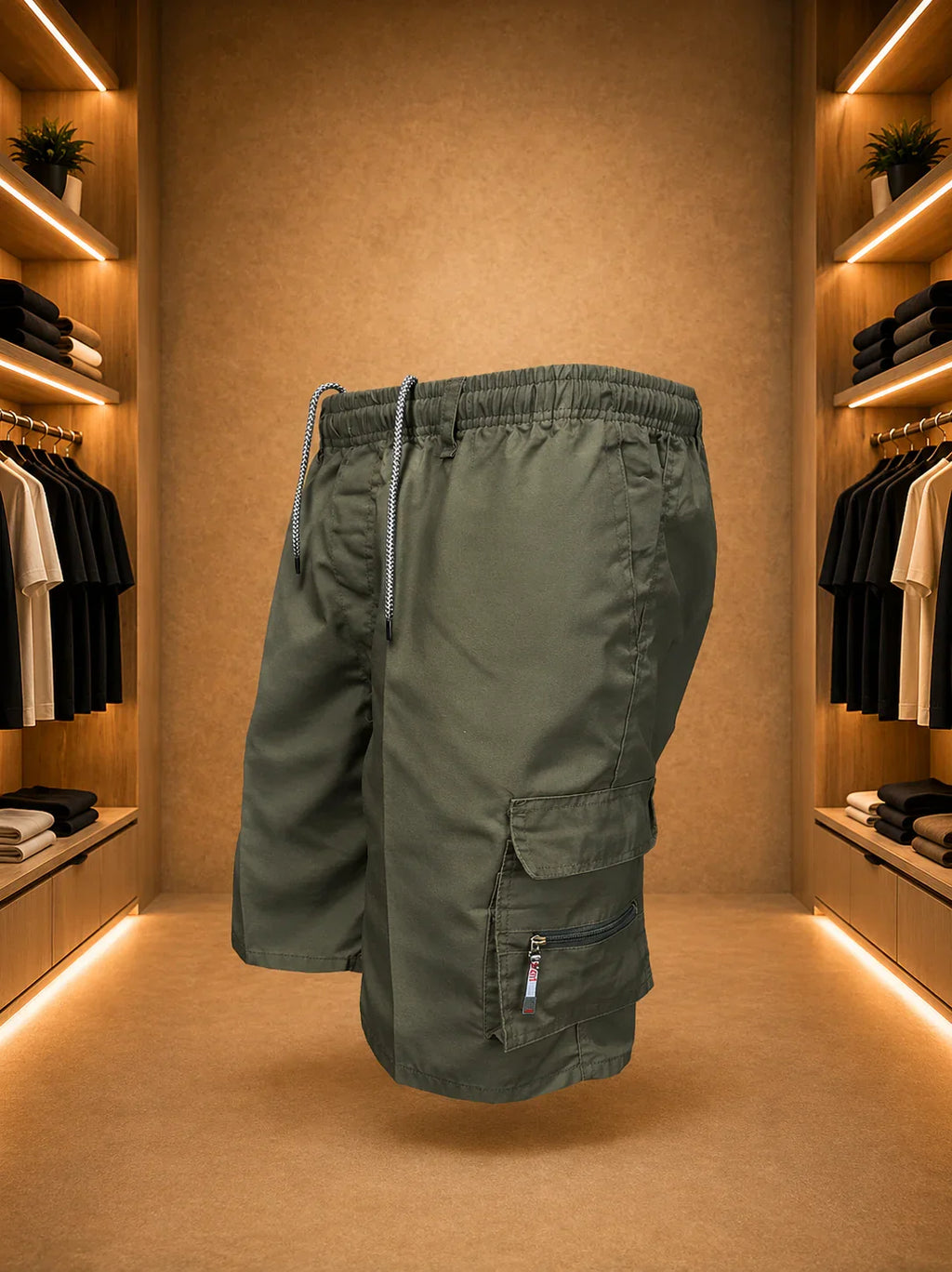 Pantalones cortos tácticos militares.