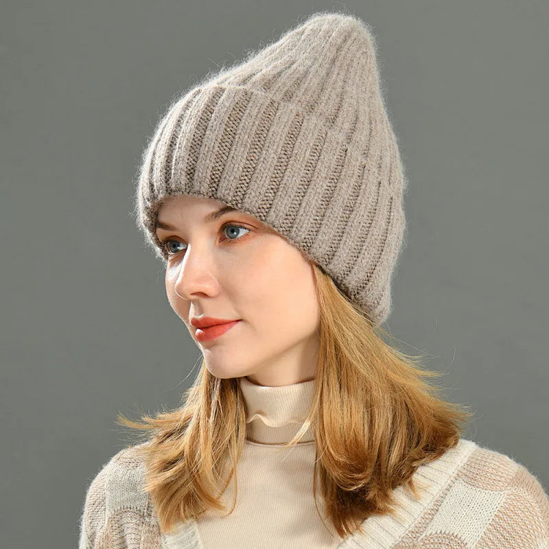 Gorro acogedor de satén de seda