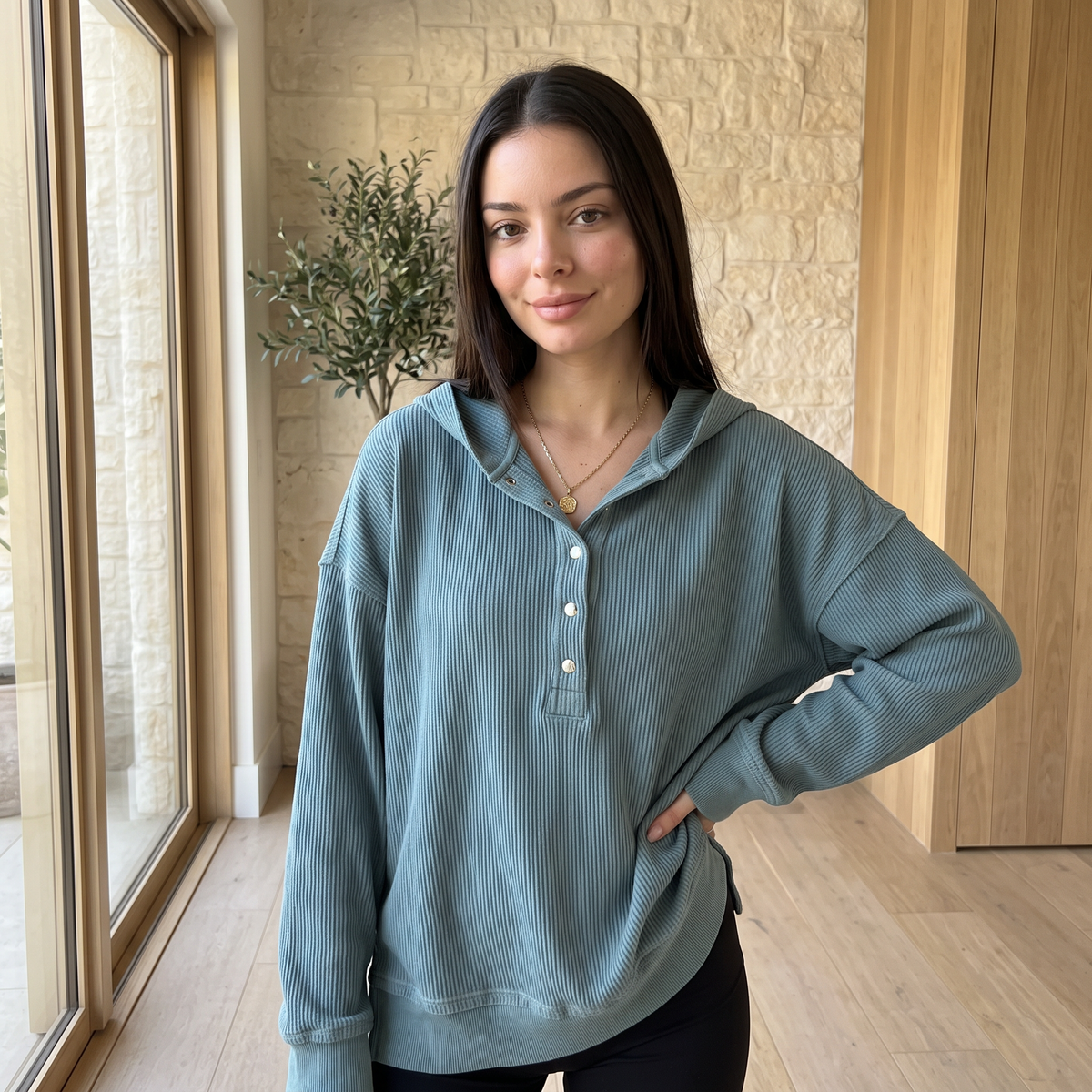 Sudadera Oversize de Otoño - ROANVIBES Moda, vista 2