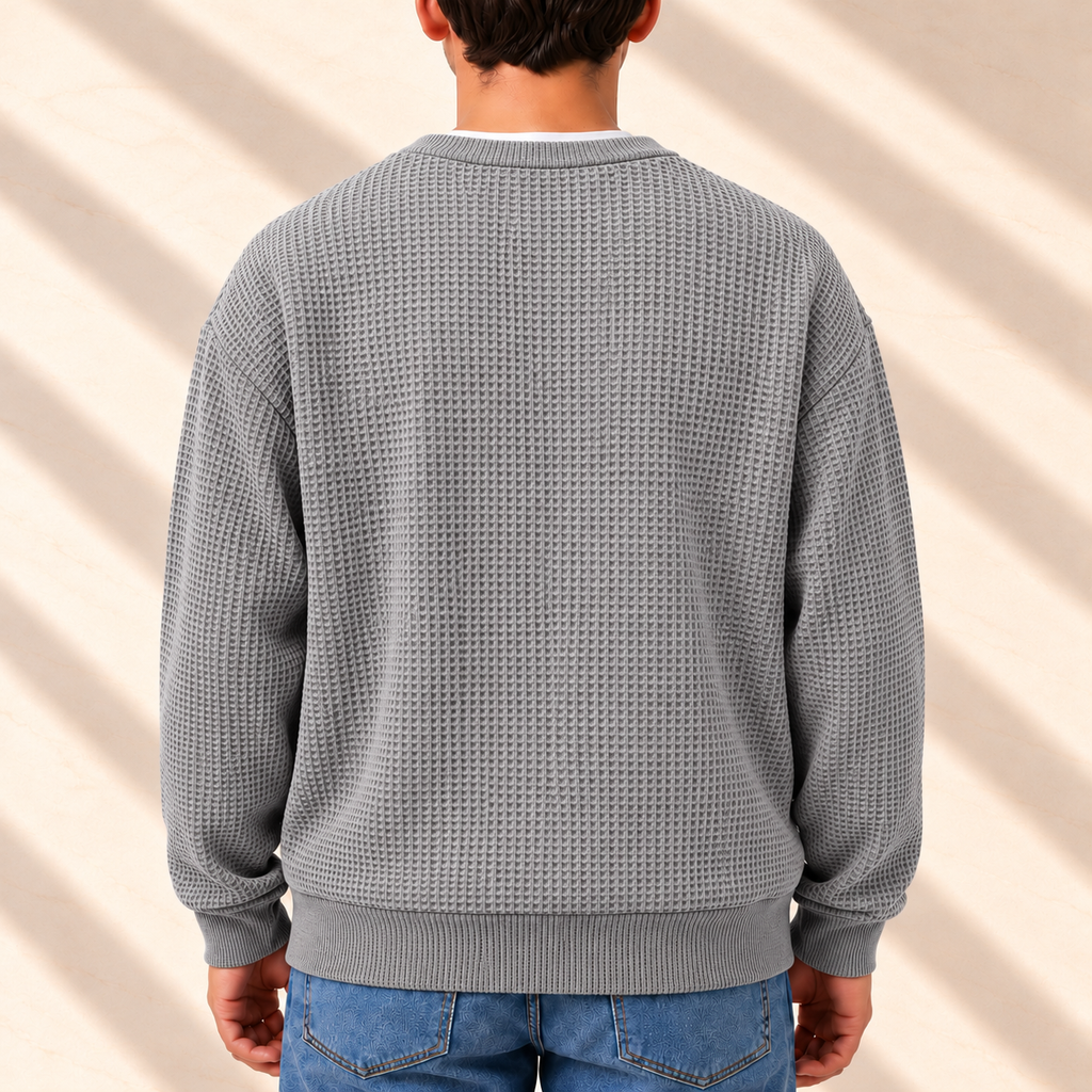 Jersey Waffle Efecto Camiseta